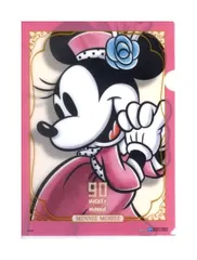 クリアファイル　ミニーマウス A4オリジナルクリアファイル 「一番くじ ミッキーマウス 90 YEARS of ROMANCE」 購入特典