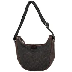 グッチ GUCCI GG柄 ショルダーバッグ ショルダーバッグ GGキャンバス ダークブラウン 101682 レディース 【中古】