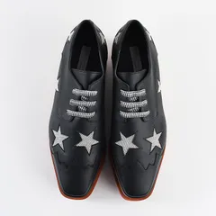 STELLA MCCARTNEY ステラマッカートニー スニーカー シューズ エリススターズ プラットフォーム 810317E00163 レディース ブラック ブラウン スター 厚底