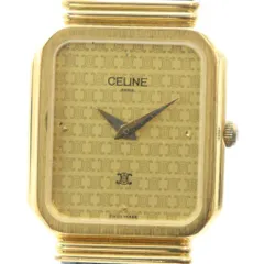 【稼働】CELINE 時計 ラウンド アラビア シルバー レディース トリオンフ Celine Watch | eBay