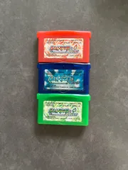 ソフトのみ　3点セット「ポケットモンスター ファイアレッド 、サファイア、リーフグリーン」ゲームボーイアドバンス