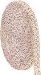 PH PandaHall 手芸ブレード DIY リボン 15mm幅 長さ12m トリムカーテン アクセサリー レースリボン 高級 飾り おしゃれ 華麗 DIY縫製 縫製装飾 手芸材料 cos服 カバン ソファー テーブルクロス 枕( アイボリー)