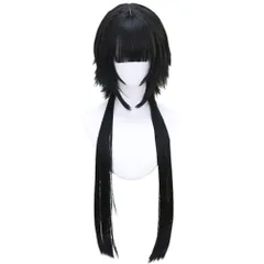 新品 クラゲヘア ウィッグ ゴスロリ ゴシック ロリータ 黒 水色 メッシュ お下げヘア 三つ編み 原宿風 GAL系 かつら カツラ 耐熱 変装用ウィッグ コスチューム小物 パーティー ハロウィン 仮装 お祭り イベント cosplay wig (ロングブラッ
