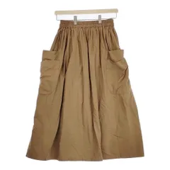 homspun バルキーシーチング ダブルポケットギャザースカート 221-4488  