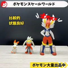スケールワールド　ヒバニー　ラビフット　エースバーン　【A-4 ポケモン　フィギュア】