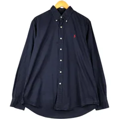 古着 ラルフローレン Ralph Lauren CUSTOM FIT 長袖 ボタンダウンストライプシャツ メンズL相当/eaa591771