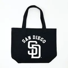 MLB(メジャーリーグ) パドレス キャンパストートバッグ ブラック