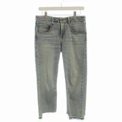 アールサーティーン R13 Boy Straight デニムパンツ ジーンズ カットオフ 28 青 ブルー 18030570005118 /EEのサムネイル