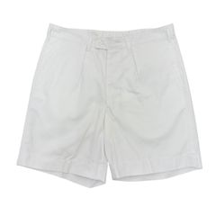 W33 デッドストック スウェーデン軍 実物 ショートパンツ ショーツ ハーフパンツ 膝上丈 ミリタリー 白 ホワイト