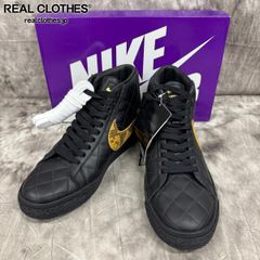 【未使用】Supreme × NIKE/シュプリーム×ナイキ SB BLAZER MID QS/ブレザー ミッド ブラック/DV5078-001/26　