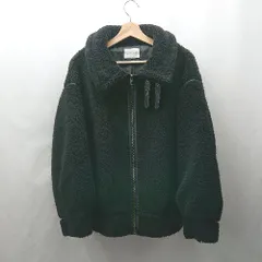 ◇ ⊇ COLZA コルザ ボア 長袖 ボアブルゾン サイズL ブラック系 レディース E  【1506190001210】