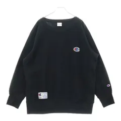 UNDERCOVER (アンダーカバー) ×Champion チャンピオン ロゴビーズ刺繍クルーネックスウェットトレーナー ブラック C8-B007