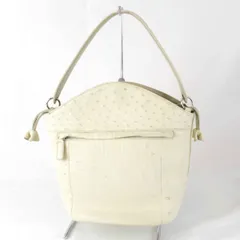 『USED』オーストリッチバッグ ハンドバッグ レザー レディース