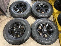 【2503026】スタッドレス TOPY 17インチ 7.5J +25 PCD139.7 6H + BRIDGESTONE BLIZZAK DM-V3 265/65R17 2023年 10mm ハイラックス ランドクルーザー プラド 等