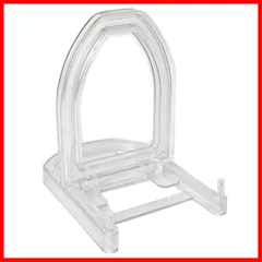 【激安！】日本製(1個 立てかけて飾るためのフリースタンド 店舗什器 色紙 透明) 写真 壁掛け時計 ブックスタンド タブレットスタンド ディスプレイスタンド 額縁立て（直径18cmから30cmのお皿向け）小型イーゼル 皿立て U型 わにぞう