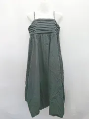 ◇ Θ LOWRYS FARM ローリーズファーム ロング丈 キャミ ワンピース サイズF ダークグレー レディース P  【1409090039966】