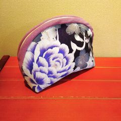 着物　楕円型ポーチ（大）