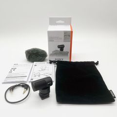 ■ほぼ新品 SONY SONY ソニー カメラ用マイク ショットガンマイクロホン 前方指向性 ウインドスクリーン付属 ECM-G1 ①