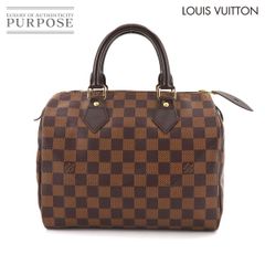 新品同様 ルイ ヴィトン LOUIS VUITTON ダミエ スピーディ 25 ハンド バッグ エベヌ ブラウン N41532 ゴールド 金具 Speedy 25 90290229のサムネイル