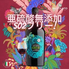 亜硫酸無添加 SO2フリー ピッツォラート コンティキ ピーヴィ ロッソ 辛口 赤ワイン