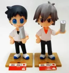 【中古】トレーディングフィギュア 碇シンジ＆渚カヲル(制服) 「ヱヴァンゲリヲン新劇場版：破」 ぷちえう  ぁ 特製フィギュア 2体セット えう  ぁぐらし UCCキャンペーン当選品