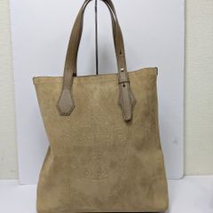 Dz802413 ダンヒル トートバッグ ビッグロゴ チルターン1893 ベージュ メンズ Dunhill 中古美品