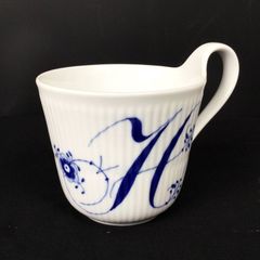 1304 ROYAL COPENHAGEN ロイヤルコペンハーゲン ブルーパルメッテ イニシャル ハイハンドルマグカップ