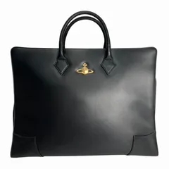 ヴィヴィアンウエストウッド Vivienne Westwood ブリーフケース ビジネスバッグ オーブ レザー 黒 ブラックのサムネイル