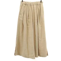 ITEMS URBAN RESEARCH アイテムズ アーバンリサーチ クロップド丈 ワイドパンツ F ベージュ レディース 古着