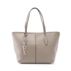 ✨極美品✨トッズ　ジョイ　大容量トートバッグ　チャーム付き　シボ革　キャメル TOD'S トッズ ジョイ トートバッグ ブラウン レザー 角スレ