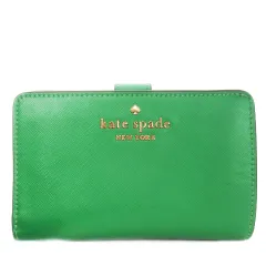 美品　ケイトスペード 財布 レディース 2つ折り 折財布 ミントグリーン kate spade NEW YORK ケイトスペード 財布 レディース 2つ折り