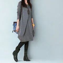 ワンピース レディースワンピース チュニック ワンピ レディース  春 秋 冬