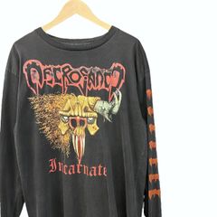 00s ビンテージ Bathory 両面プリント バンド Tシャツ 長袖 XLサイズ位 ブラック 2000年代 ロックT ロンT y2k