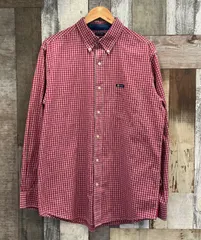 CHAPS チャップス ギンガムチェック柄 長袖シャツ サイズL【A-337】