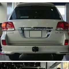 【送料無料】12-15年 トヨタ ランドクルーザー LC200 後期用 リアバンパー リアスポイラー バンパーカバー 保護パーツ