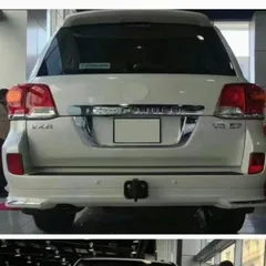 【送料無料】12-15年 トヨタ ランドクルーザー LC200 後期用 リアバンパー リアスポイラー バンパーカバー 保護パーツZX02週末セール