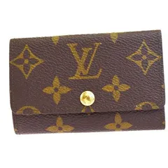 【中古】 美品 ルイヴィトン LOUIS VUITTON ミュルティクレ 6連キーケース モノグラム レザー M62630 01BF577