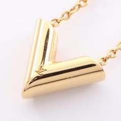ルイ・ヴィトン LOUIS VUITTON ネックレス エセンシャル V M00857 GP（ゴールドメッキ） ネックレス レディース Used A