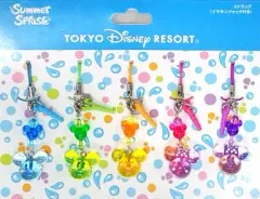 【中古】ストラップ(キャラクター) ミッキー＆ミニー(ウォータドロップ) ストラップ5個セット 「Summer Splash」 東京ディズニーリゾート限定
