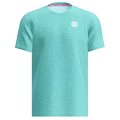 サイズ：EU-M(JP-L)【サンプル品・未使用】BIDI BADU(ビディバドゥ) 2025 SP メンズ SPECTRUM スペクトラム 2カラー ゲームシャツ M2620051-AQWH アクア×ホワイト【F20250822-02】【メール便発送】