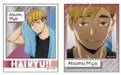 【中古】シール・ステッカー 宮侑(遠征イラスト＆場面写A) 「ハイキュー!! フォト風メタルステッカーコレクション」