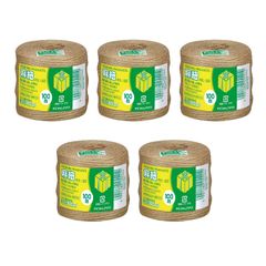 新品　チーズ巻き 100m 麻紐 5個セット コクヨ(KOKUYO) ホヒ-33X5