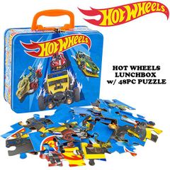 HOT WHEELS ホットウィール ティン ランチ ボックス w/パズル