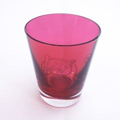 バカラ　タンブラー　広島カープ　カープ坊や　レッド　希少　ボールマーク　ブランド西洋食器【mxm148】