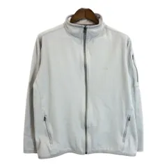 patagonia パタゴニア フリースジャケット アウトドア ワンポイントロゴ ホワイト (レディース XL) 中古 古着 R7628