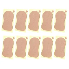 F_ベージュ メール便 直貼り 汗取りシート 10枚セット 汗とりシート 汗取りパッド 汗とりパッド シール 貼るタイプ 脇汗シート ベージュ F