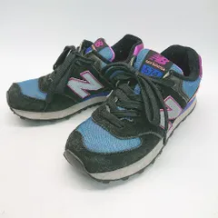 ◇ newbalance カラフル 軽やか スニーカー サイズ23.0 ブルー レディース E 【1308290037812】