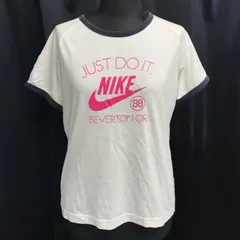 NIKE【ナイキ】 半袖Ｔシャツ【レディースL/白/white】スポーツウェア/Tops/Shirt◆BJ062-c