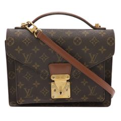 LOUIS VUITTON ルイ ヴィトン モノグラム モンソー26 セカンドバッグ クラッチバッグ ハンドバッグ 2WAY ショルダーバッグ 鍵欠品 M51187　