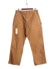 【お得なクーポン配布中!】 デッドストック US企画 カーハート ウォッシュド ダック ペインター パンツ メンズ 34 30 CARHARTT ワーク ストレート トラウザー ブラウン